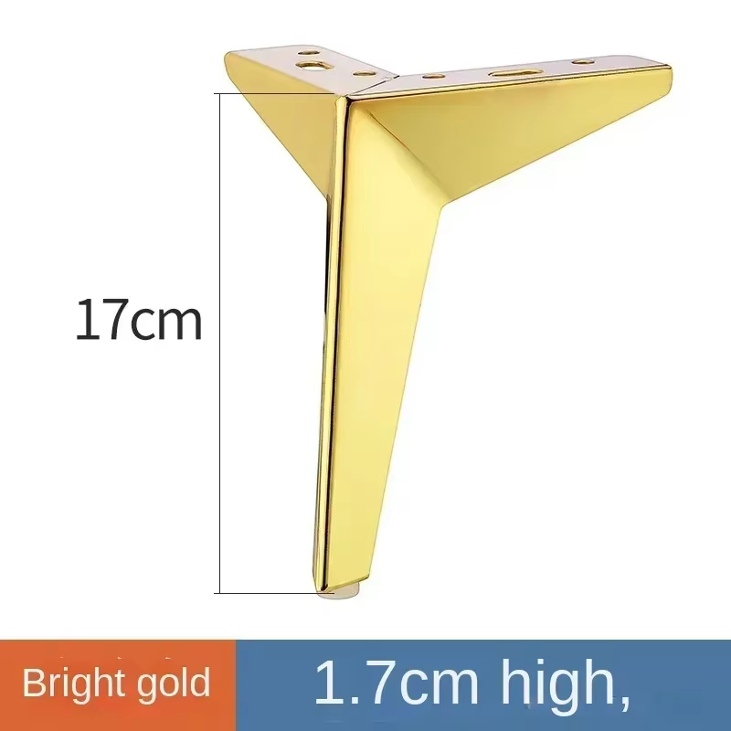 Modern furniture legs metal gold Black Iron Sofa Feet Table Bed Chair Desk Dresser Cabinet Furniture Support Chairs Feet Height